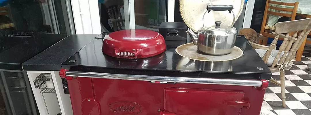 installed aga rayburn cooker