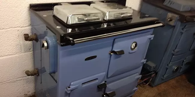 blue rayburn cooker