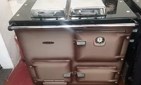 brown rayburn in showroom